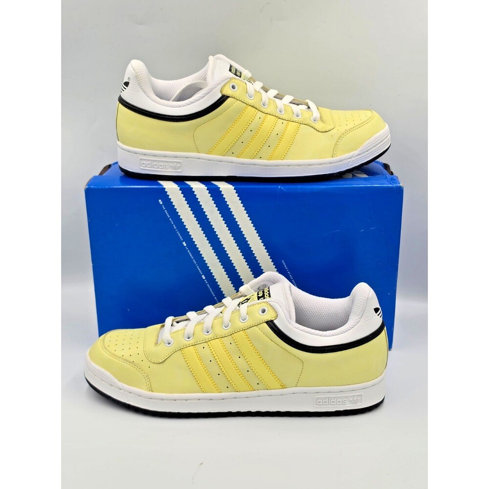 adidas Top Ten Low 029650 Men 10.5 Yellow White Black Originals Retro Sneakers